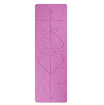 China Non-slip in both side double layer new design hot sale eco-friendly high quality custom made yoga mat for sale