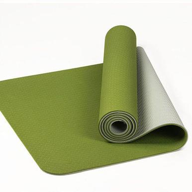 China wholesale 6mm thickness 183x61cm price double layer tape non-slip custom yoga mat 6mm good with position line for sale