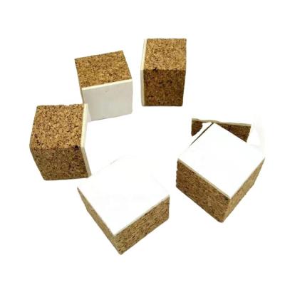 China Oak Factory Skin Directly Sell Distance Self Adhesive Square Spacer Cork Separator Foam Glass Separators for sale