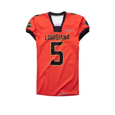 China Anti-Bacterial 2022 Professional American Football Jersey high Quality 100% Polyester Custom Design American Football Uniform for sale