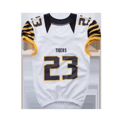 China Anti-Bacterial Polyester& Spandex Fabric Sublimation American Football Jerseys Customize Best Quality American Football Uniforms for sale