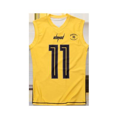 China Anti-Bacterial High Quality Custom 7 on 7 American Football Jersey  Custom Sublimation stretchable field Football Uniform for sale