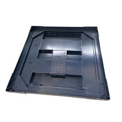 China Stainless Steel Mild Warehouse Steel Or Shipping Digital Flooring Platform Scale 1 Ton Floor Scale for sale