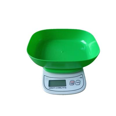 China WITH LID 2kg Battery Digital Timer Led Kitchen Coffee Scale White Division OEM Customized Power Bird ROHS Color Weight Rechargeable Type for sale