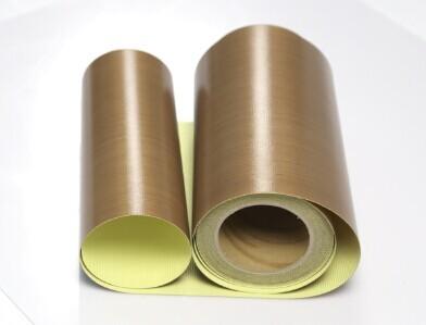 China PTFE coated fiberglass fabrics with adhesive for sale