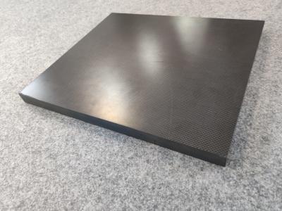 China 23mm thickness thickner high stiffness carbon fiber sheet can be CNC cutting en venta