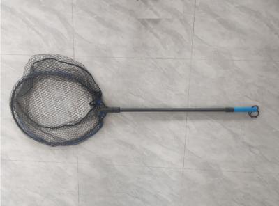 China ultralight telescoping carbon fiber fishing net carbon fiber landing net for sale