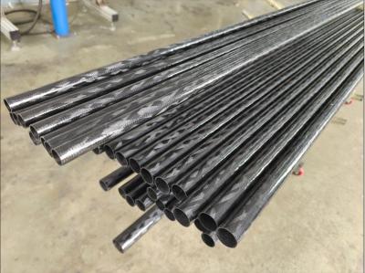 China 40mm 50mm 60mm diameter wet wound filament wound carbon fiber tubes for sale