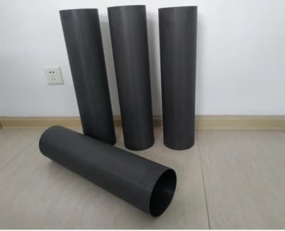 China 140mm 5.51 inch outer diameter low intertia carbon fiber shaft for guide roller for sale