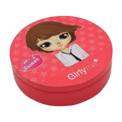 China Custom Recycled Materials Round Cosmetic Packaging Metal Tin Box Each Tin Box in a poly bag, suitable quantity in an exporter carton. tinplate for sale