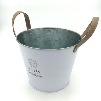 China Recycled Materials Wholesale Metal Tin Ice Bucket For Wine for sale