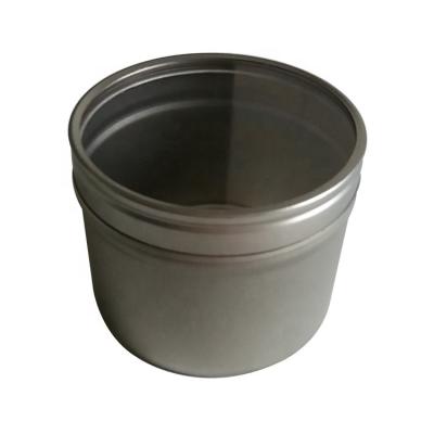 China Recycled Materials Tin Box Bespoke Metal Each Tin Box Tin Round Candle in a poly bag, suitable quantity in an exporter carton. with window cover for sale