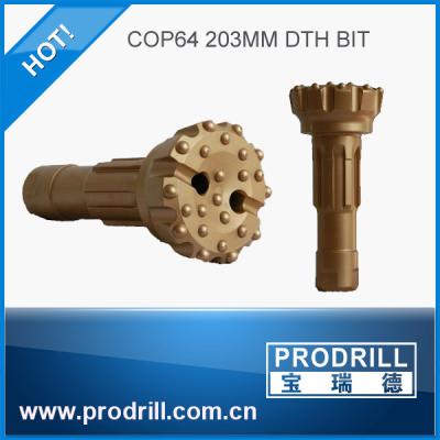 China COP64 203mm DTH hammer button bit with best quality for sale