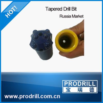 China High Quality buttons Tapered Drill Bit for Russia Market for sale