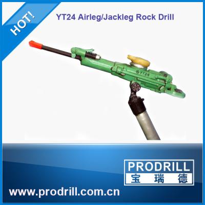 China Yt24 Horizontal Pneumatic Airleg Rock Drill Machine for sale