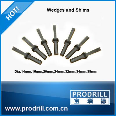 China Manual Rock Splitter Wedges and Shims for Stone splitting for sale