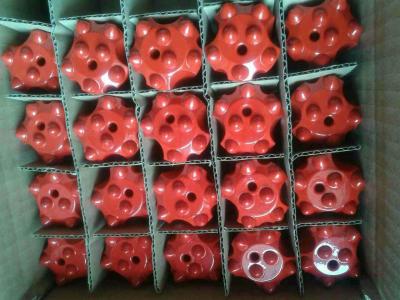 China Tapered Button Bits 32mm 40mm 42mm with Copper Insert for sale