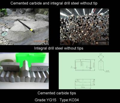 China Integral Drill Steel without any taper / insert. for sale