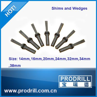 China Prodrill Shims and Wedges for Splitting for sale