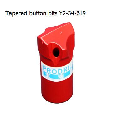 China Tapered button bits Y2-34-619 for sale