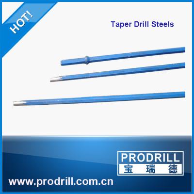 China Tapered drill rod, taper rod, tapered drill steels for sale