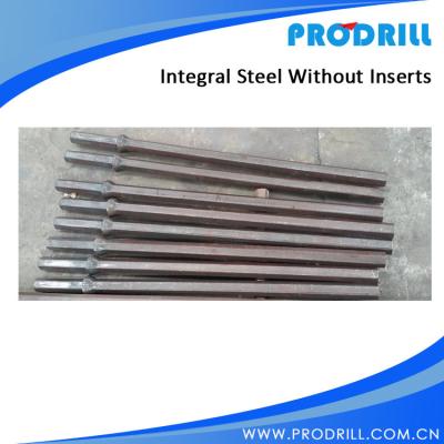 China Integral Drill Steels without tips hex22*108, L900mm for sale