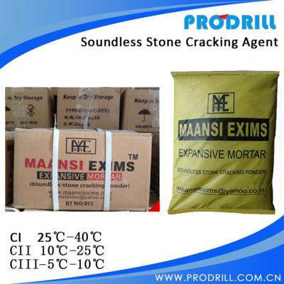 China Soundless stone cracking agent with High quality for sale