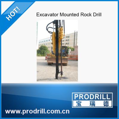 China Pd-90 Hydraulic Excavator Mounted Drill Rig for sale