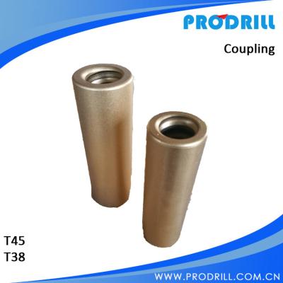 China T38 T45 Coupling Sleeves with good quality for sale