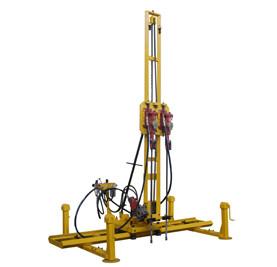 China 1 hammer, 2 hammers or 4 hammers pneumatic mobile rock drills for stone quarry line drilling hole for sale