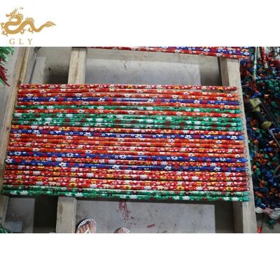 China Cheap 1200mm*22mm eucalyptus pvc wood film straight cover broom stick for sale