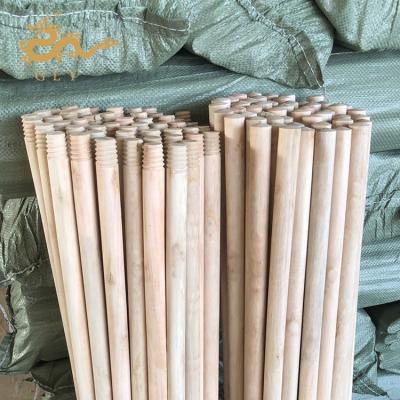 China GLY factory direct sale viable eucalyptus wooden broom with wooden handle for sale