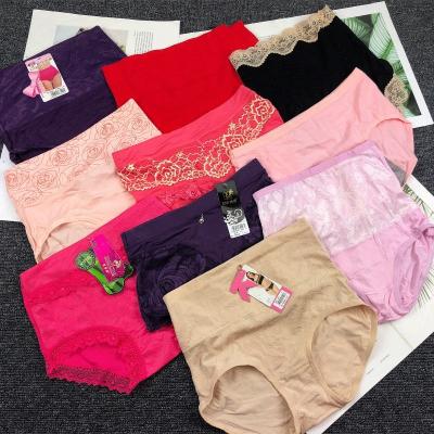 China Low price sexy clearance of perspective panties one-piece blended one-piece nylon lace t-pants high quality inventory underwear for sale