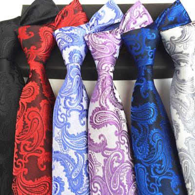 China Fashion Classic Casual Classic Paisley Ties Italian Party Gravatas Estampadas Custom Logo Mens Wedding Ties Casual Neck Ties For Men for sale