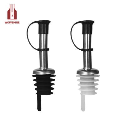 China Factory Sustainable Online Wholesale 304 Stainless Steel Olive Oil Pourer Liquid Spout Wine Pourer for sale