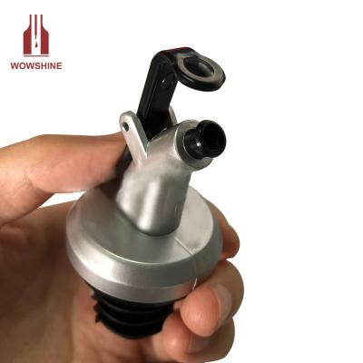 China Viable Free Shipping Liquid Wine Olive Oil Pourer Bottle Dispenser Stopper Wine Spout Bar Accessories for sale