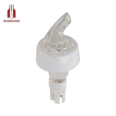 China Sustainable hotselling measuring plastic pourer of white wine for sale