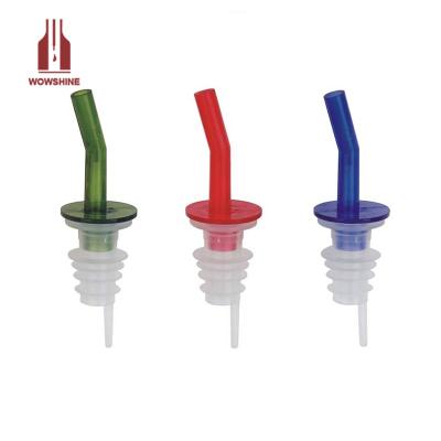 China Sustainable Cheap Plastic Wine Pourer Multi Colors Red / Green / Blue In Stock for sale