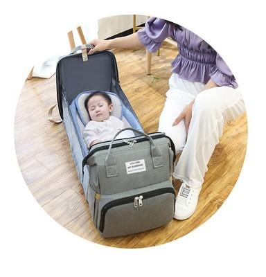 China Multifunctional Purpose Custom Portable Baby Diapers Bag and Baby Diaper Backpack for Baby and Mom for sale