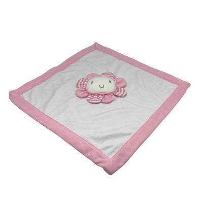 China Premium Soft Flower Design Muslin Anti-bacteria Cotton Wearable Baby Receiving Blankets for sale