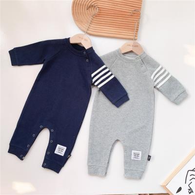 China Casual Cloth Baby Boys Overalls Baby Cotton Rompers Clothing Sets for sale