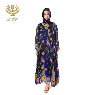 China Luxury Polyester Woman Formal Party Casual Muslim Abaya Abayah Dress for sale