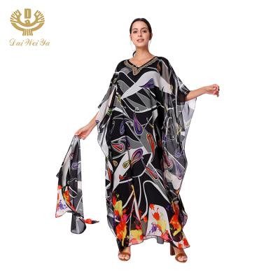 China New Wholesale Ladies African Ladies Dresses OEM Muslim African Kaftan Dress for sale