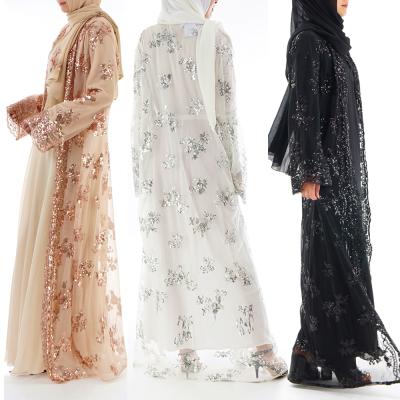 China 2019 Latest Design Chiffon Kaftan Long Abaya Islamic Clothing Muslim Dress With Hijab for sale