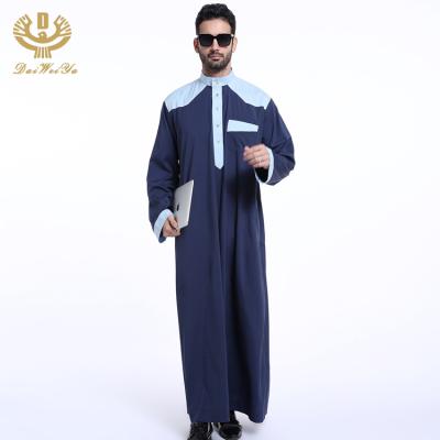 China Dubai islamic muslim men egypt kain egypt mens thobes jubba thobe with pocket for sale