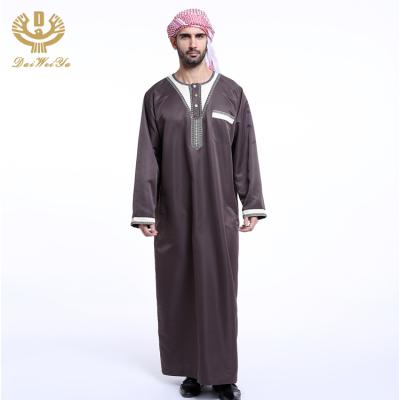 China Islamic mens mens thobe arabic daffah long robe mens thobes mens muslim clothing thobe maxi for sale