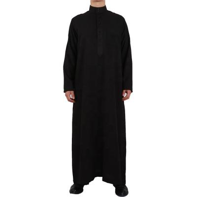 China Polyester qamis qamis qamis qamis daffah qatar cotton galabia men robe thobe wear thobe jubba islamic muslim clothing for sale