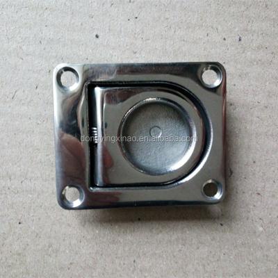 China Boat Boat Fittings High Polished 316/304 Stainless Steel Pull Hatch Latch Flush Lift Ring for sale