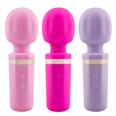 China 8 vibration speeds+20 hand mini vibrate rechargable powerful pink mini G-spot vibrator for sale