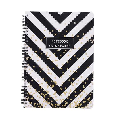 China Simple Student Spiral Coil Notebook Wholesale Spiral Multi Pattern A5 Stationery Beautiful for sale